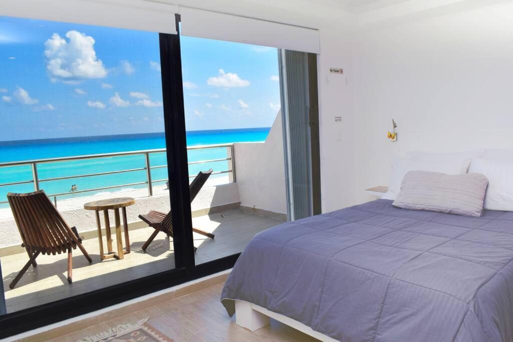 Ocean Front Villa Marlin, Best Location In Hotel Zone #109 坎昆 外观 照片