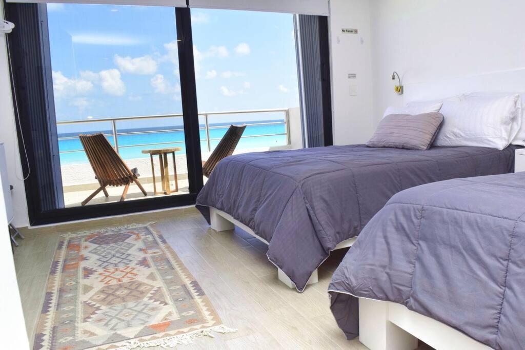 Ocean Front Villa Marlin, Best Location In Hotel Zone #109 坎昆 外观 照片